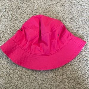 Pink bucket hat